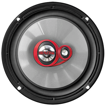 BRAVOX Kit Falante Triaxial B3X60 40W RMS 4 Ohms De R$105,00