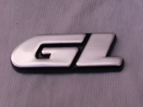 Emblema GL VW ATÉ 97 ESCOVADO