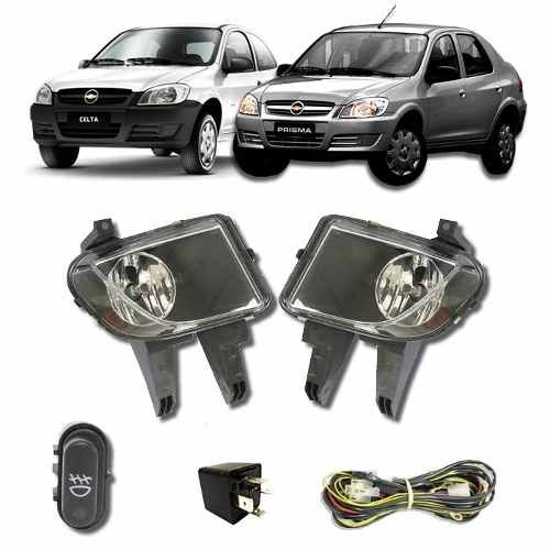 Kit de farol auxiliar milha/neblina Celta 06/ Prisma /11